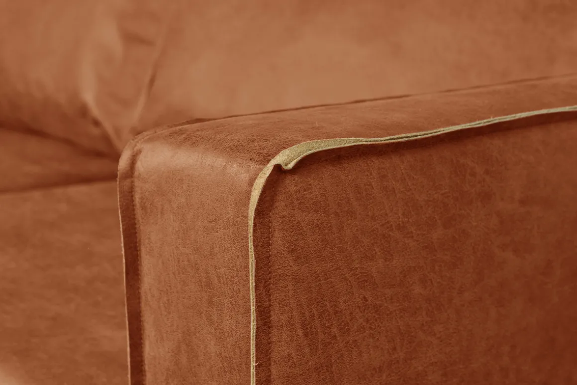 Miliboo Canapé Cuir|Voir Tous Les Canapés-Canapé vintage 2-3 places cuir marron cognac aspect vieilli et métal noir SONNY