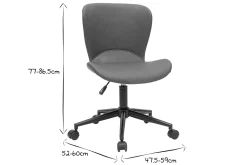 Miliboo Fauteuil De Bureau|Fauteuil De Bureau Petit Prix-Chaise de bureau à roulettes marron et métal noir JOSH