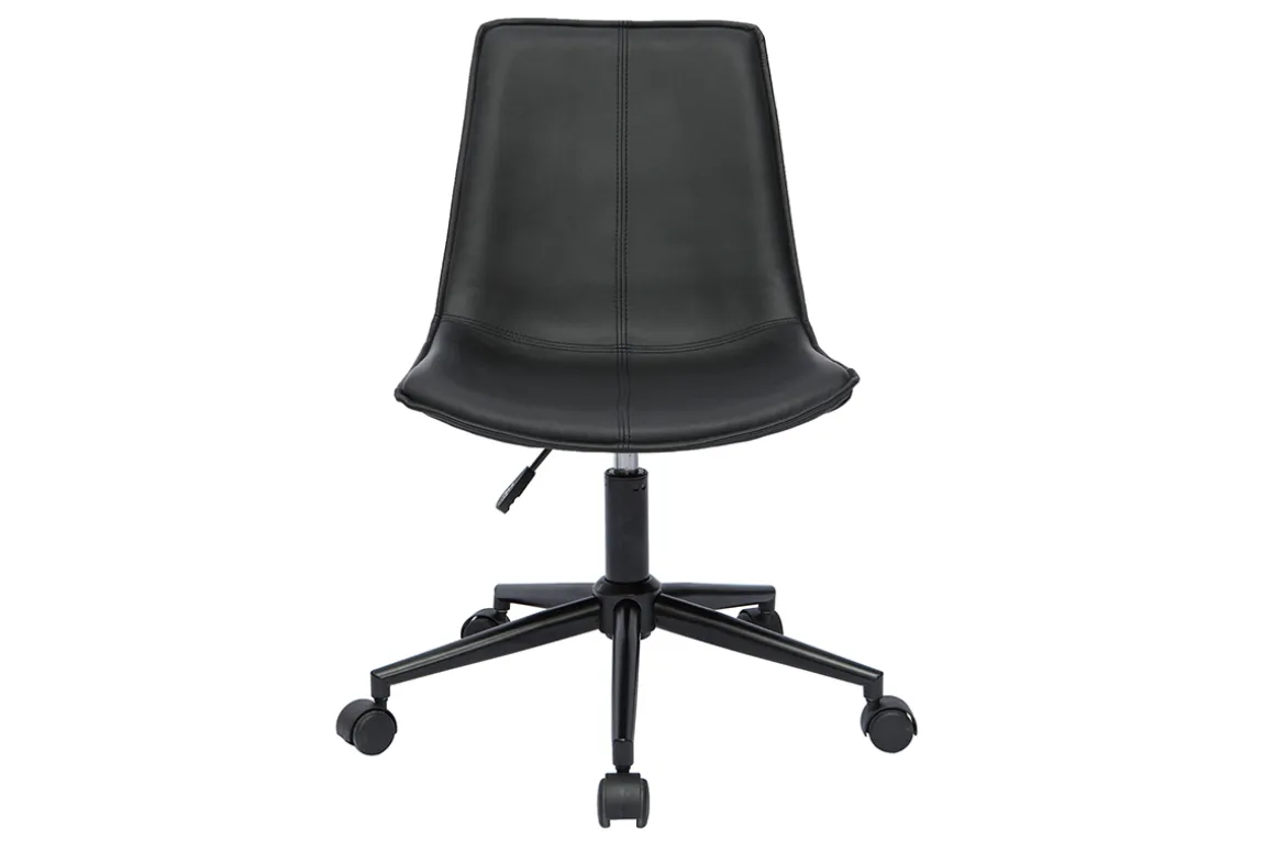 Miliboo Fauteuil De Bureau|Fauteuil De Bureau Petit Prix-Chaise de bureau à roulettes noire LISON