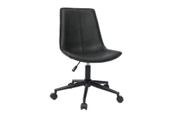 Miliboo Fauteuil De Bureau|Fauteuil De Bureau Petit Prix-Chaise de bureau à roulettes noire LISON