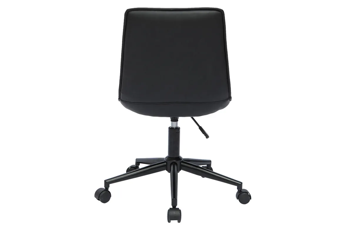 Miliboo Fauteuil De Bureau|Fauteuil De Bureau Petit Prix-Chaise de bureau à roulettes noire LISON