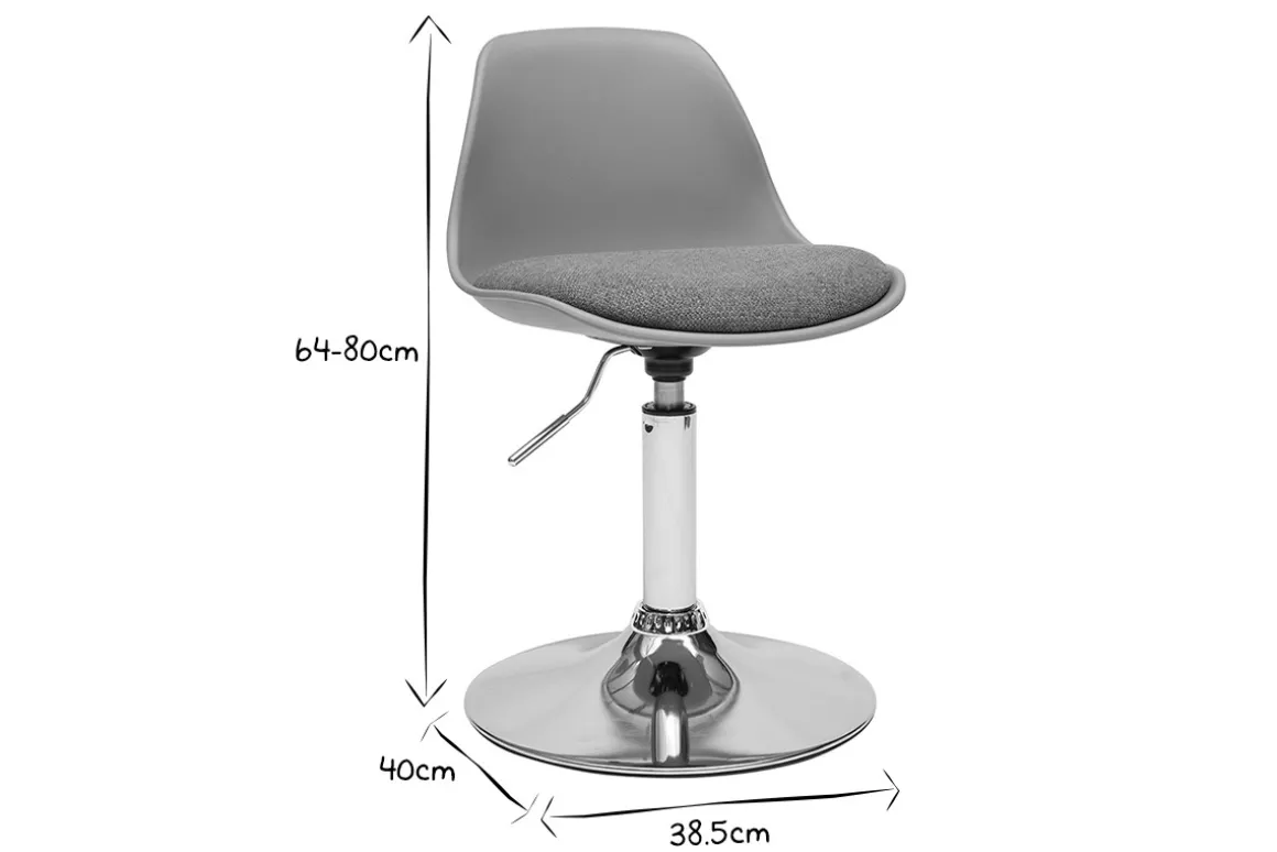 Miliboo Fauteuil Enfant-Chaise de bureau design enfant vert de gris STEEVY