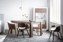 Miliboo Fauteuil Design|Voir Tous Les Fauteuils-Chaise design blanc et bois clair ARAMIS