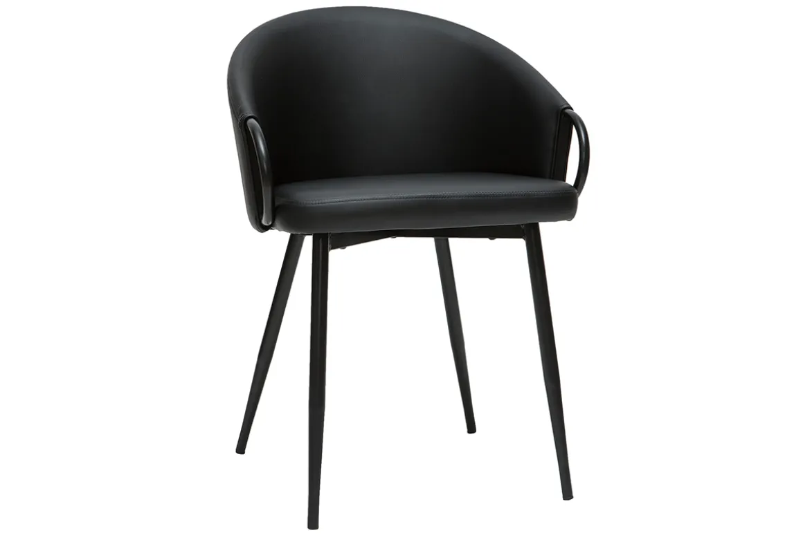 Miliboo Chaise Design-Chaise design noire PRECIO