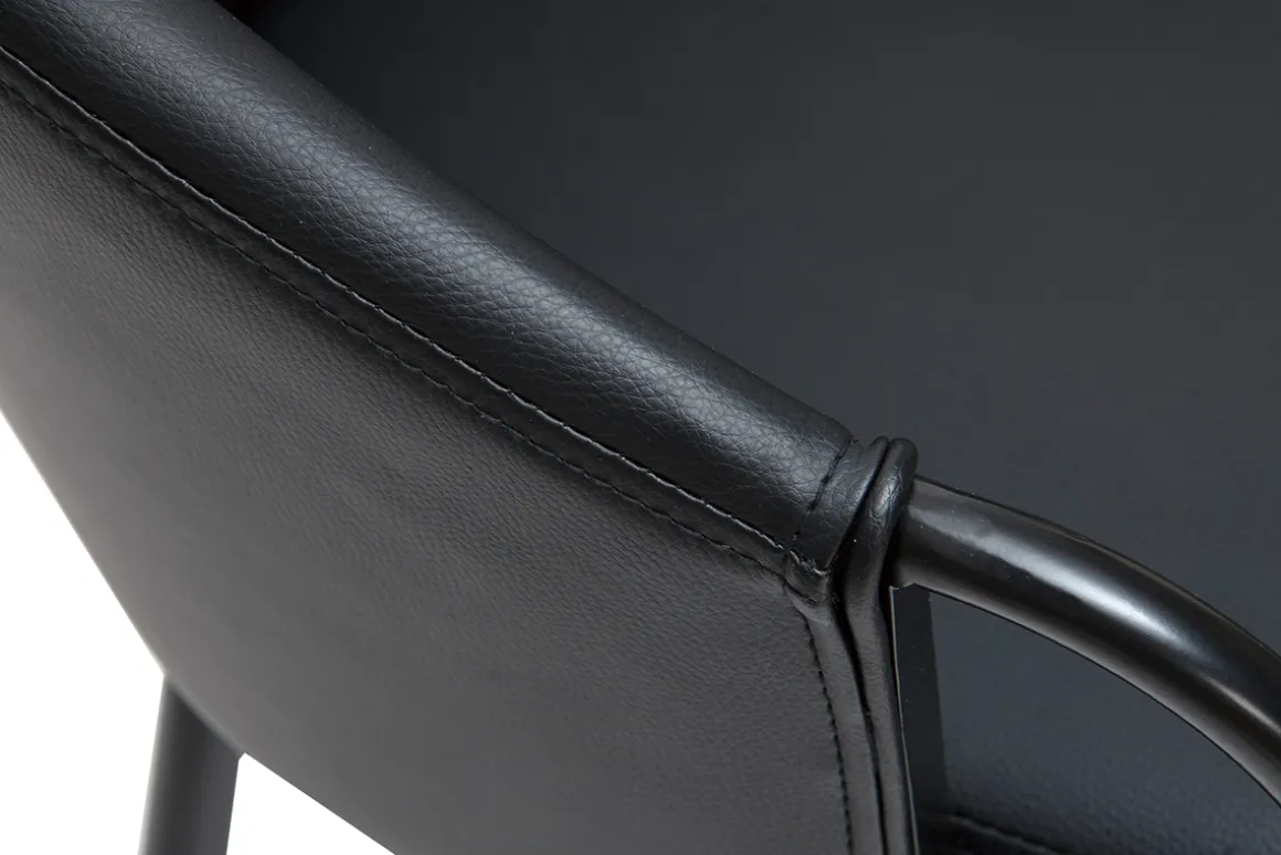 Miliboo Chaise Design-Chaise design noire PRECIO