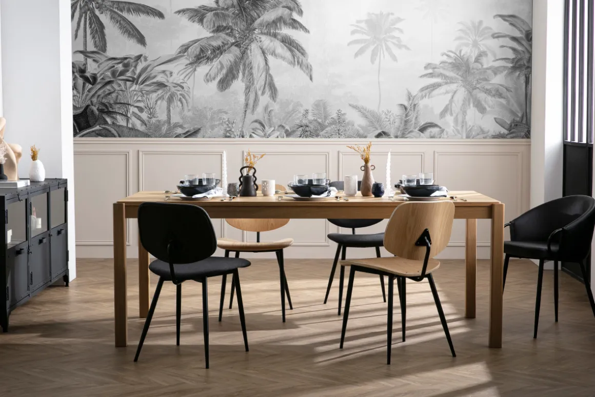 Miliboo Chaise Design-Chaise design noire PRECIO