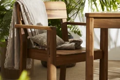 Miliboo Chaise De Jardin-Chaises de jardin en bois massif (lot de 2) AKIS