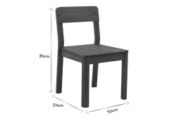 Miliboo Chaise De Jardin-Chaises de jardin en bois massif (lot de 2) AKIS
