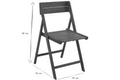 Miliboo Chaise De Jardin-Chaises de jardin pliantes en bois massif (lot de 2) DIEGO