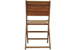 Miliboo Chaise De Jardin-Chaises de jardin pliantes en bois massif (lot de 2) CANOPEE