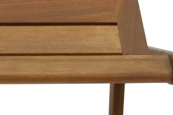 Miliboo Chaise De Jardin-Chaises de jardin pliantes en bois massif (lot de 2) CANOPEE