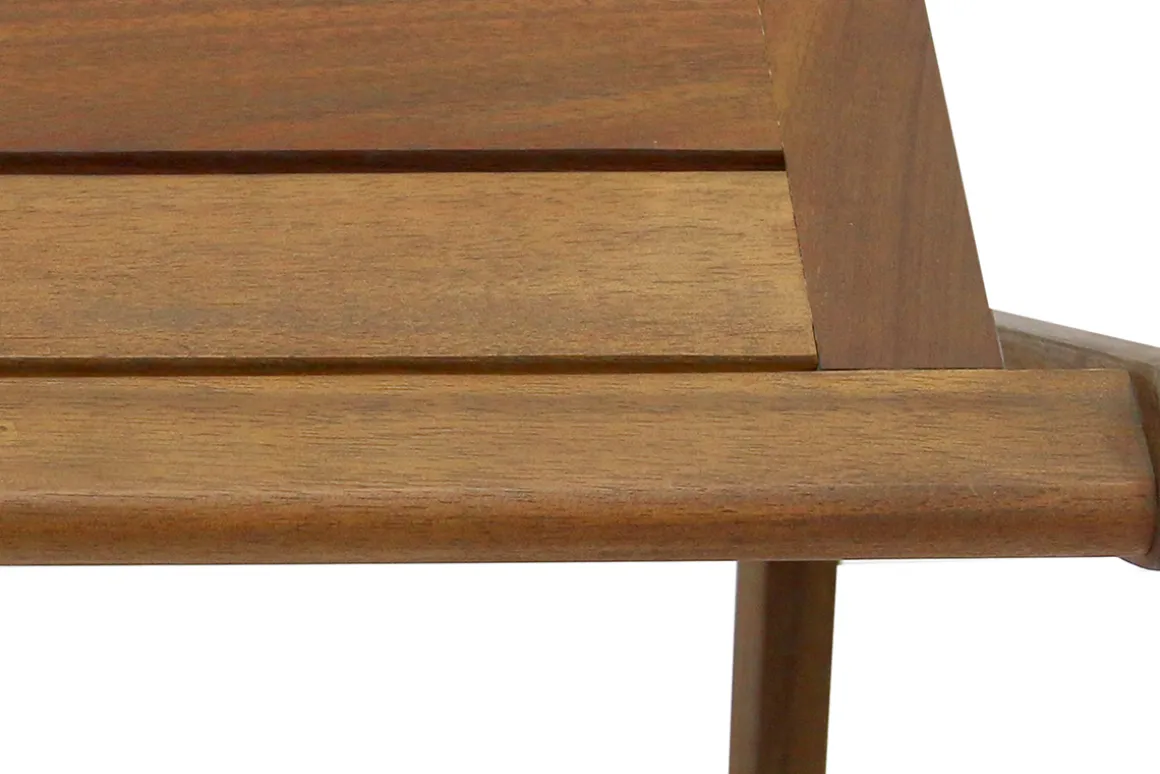 Miliboo Chaise De Jardin-Chaises de jardin pliantes en bois massif (lot de 2) CANOPEE