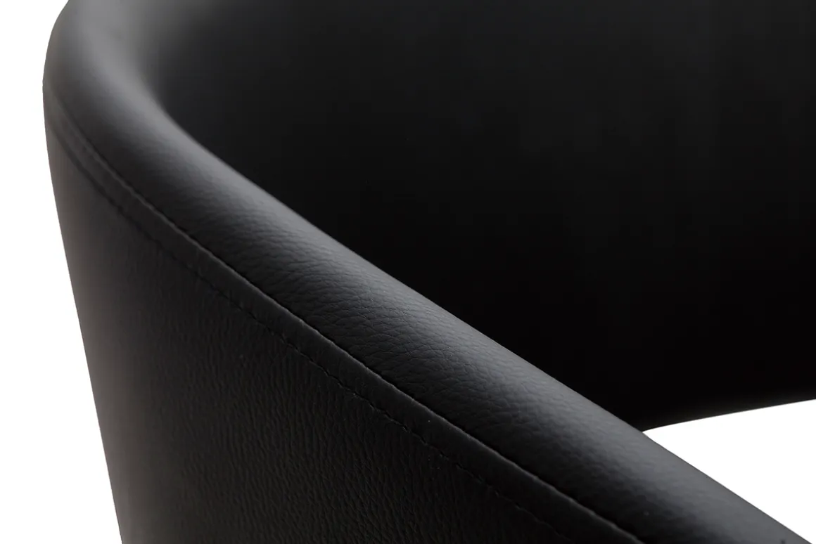 Miliboo Chaise Design-Chaises design noir et bois foncé (lot de 2) SLAM