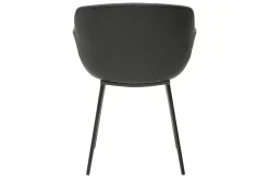 Miliboo Chaise Design-Chaises design noires (lot de 2) NERO