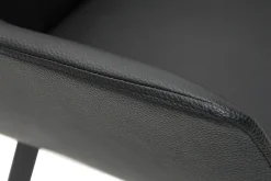 Miliboo Chaise Design-Chaises design noires (lot de 2) NERO