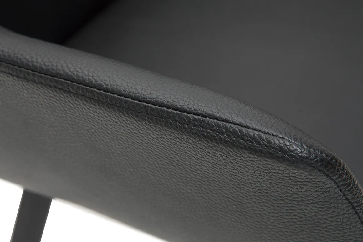 Miliboo Chaise Design-Chaises design noires (lot de 2) NERO