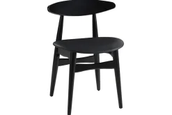 Miliboo Chaise Design|Chaise En Bois-Chaises design noires (lot de 2) WALFORD