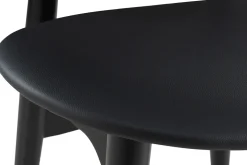 Miliboo Chaise Design|Chaise En Bois-Chaises design noires (lot de 2) WALFORD