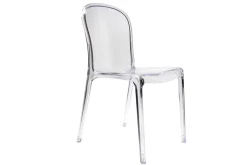 Miliboo Chaise Design-Chaises empilables design transparentes (lot de 2) THALYSSE
