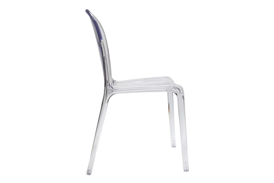 Miliboo Chaise Design-Chaises empilables design transparentes (lot de 2) THALYSSE