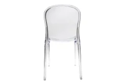 Miliboo Chaise Design-Chaises empilables design transparentes (lot de 2) THALYSSE