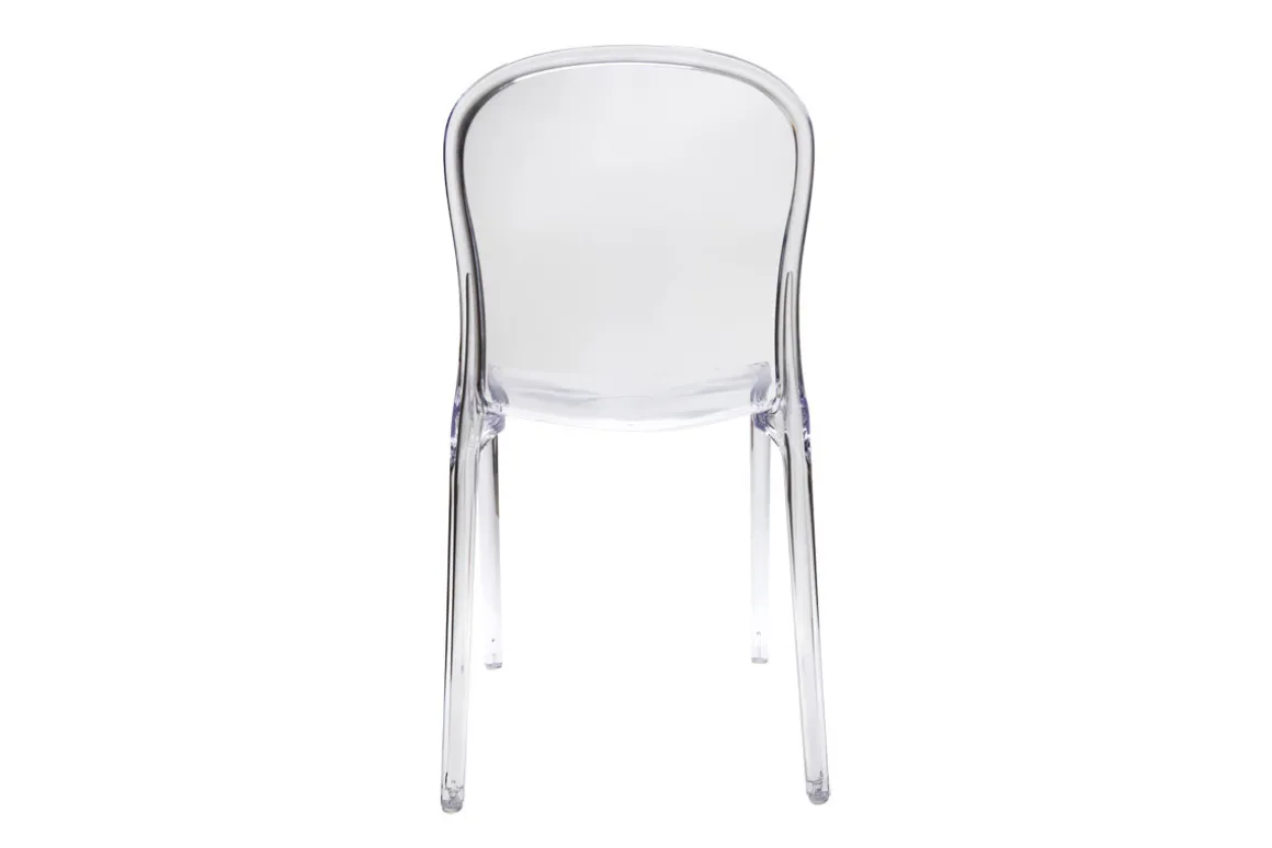 Miliboo Chaise Design-Chaises empilables design transparentes (lot de 2) THALYSSE