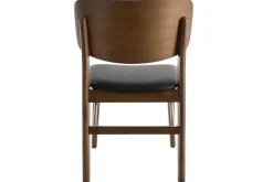 Miliboo Chaise Design|Chaise En Bois-Chaises en bois foncé et noir (lot de 2) SHELDON