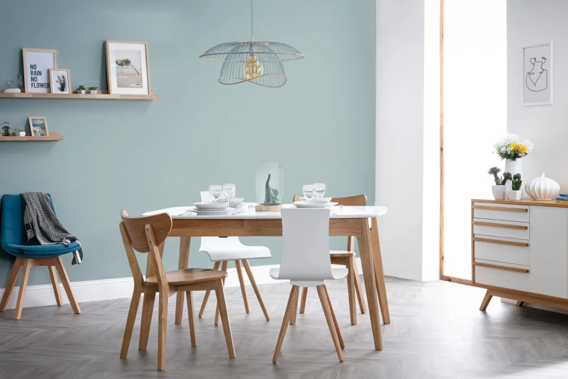 Miliboo Chaise Design|Chaise En Bois-Chaises scandinaves bois clair (lot de 2) LEENA