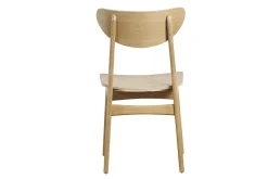 Miliboo Chaise Design-Chaises scandinaves en bois clair chêne massif (lot de 2) MAYA