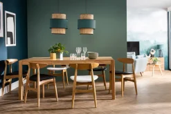 Miliboo Chaise Design|Chaise En Bois-Chaises scandinaves en bois clair et noir (lot de 2) WALFORD