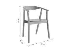 Miliboo Chaise Design|Chaise En Bois-Chaises scandinaves en bois clair massif (lot de 2) BAHIA