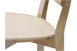 Miliboo Chaise Design|Chaise En Bois-Chaises vintage en bois clair chêne (lot de 2) AVEA