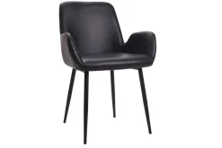 Miliboo Voir Tous Les Fauteuils|Fauteuil-Chaises vintage noires (lot de 2) TIKA