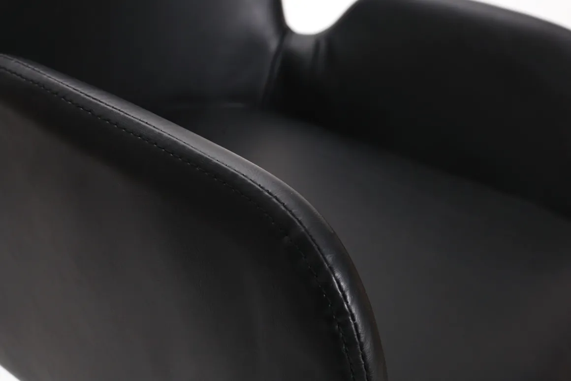 Miliboo Voir Tous Les Fauteuils|Fauteuil-Chaises vintage noires (lot de 2) TIKA