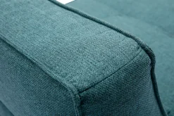 Miliboo Chauffeuse|Chauffeuse-Chauffeuse 1 place convertible en tissu bleu canard KATY