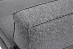 Miliboo Chauffeuse|Chauffeuse-Chauffeuse 1 place convertible en tissu gris KATY