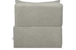 Miliboo Chauffeuse|Chauffeuse-Chauffeuse 1 place convertible en tissu effet velours taupe VICTOR