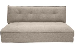 Miliboo Chauffeuse|Chauffeuse-Chauffeuse 2 places convertible en tissu taupe SALLY