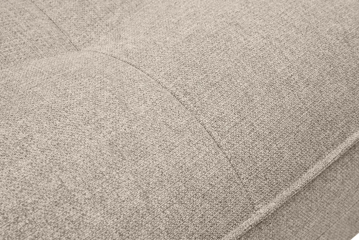 Miliboo Chauffeuse|Chauffeuse-Chauffeuse 2 places convertible en tissu taupe SALLY