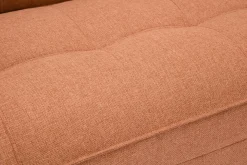 Miliboo Chauffeuse|Chauffeuse-Chauffeuse 2 places convertible en tissu terracotta SALLY