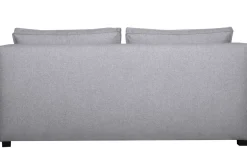 Miliboo Canapé Design|Voir Tous Les Canapés-Chauffeuse 2 places design en tissu gris clair PLURIEL
