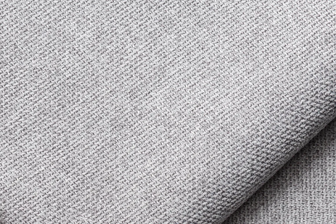 Miliboo Canapé Design|Voir Tous Les Canapés-Chauffeuse 2 places design en tissu gris clair PLURIEL