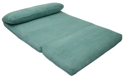 Miliboo Chauffeuse|Chauffeuse-Chauffeuse convertible 2 places en tissu velours côtelé vert céladon SPENCER