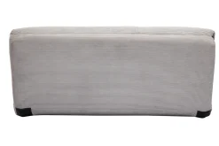 Miliboo Chauffeuse|Chauffeuse-Chauffeuse convertible 2 places en tissu velours côtelé gris clair SPENCER