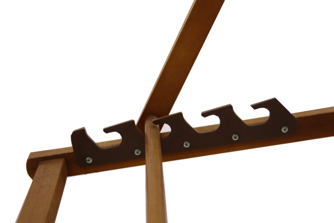 Miliboo Chaise Longue-Chiliennes en bois massif avec coussin en tissu blanc (lot 2) MOONA