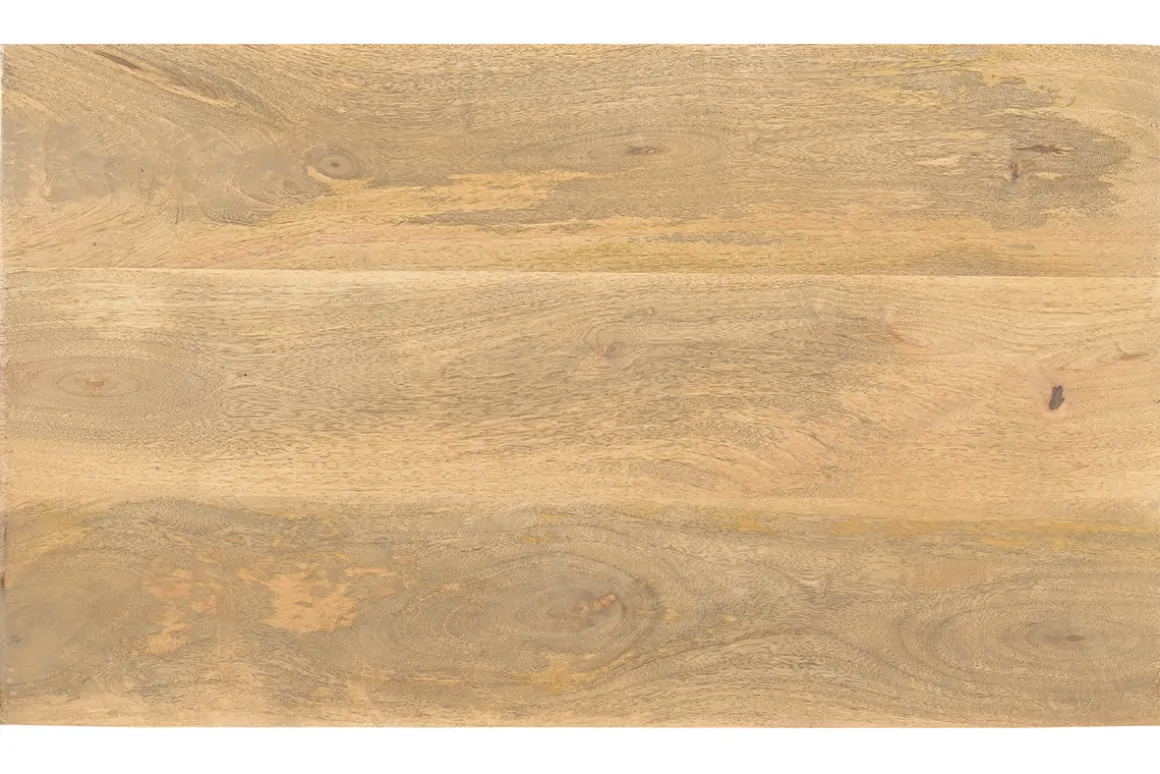 Miliboo Commode|Commode-Commode en bois manguier massif et métal noir 3 tiroirs L70 cm JUDE