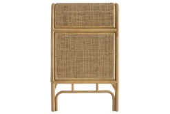 Miliboo Commode|Commode-Commode vintage en rotin 3 tiroirs L120 cm GALON