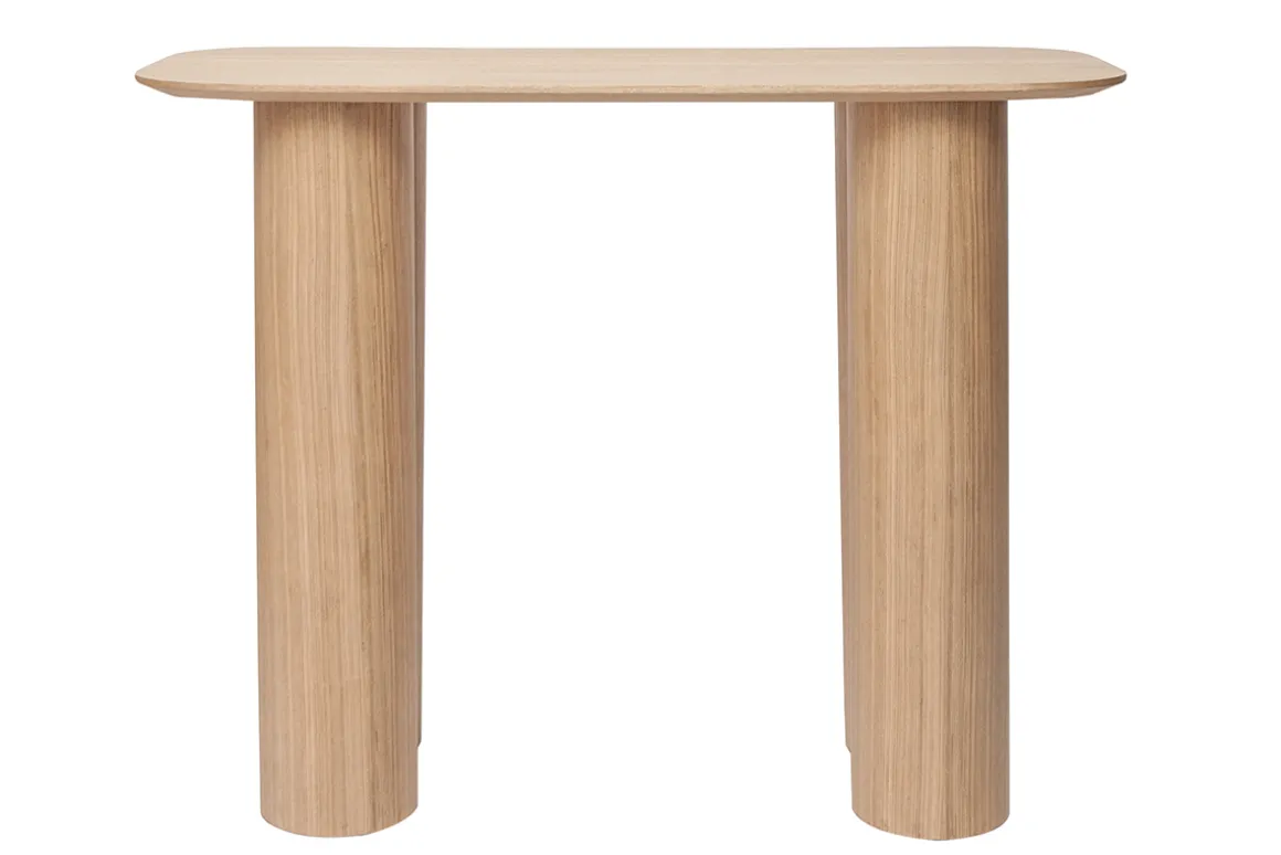 Miliboo Console-Console design en bois clair L100 cm FOLEEN