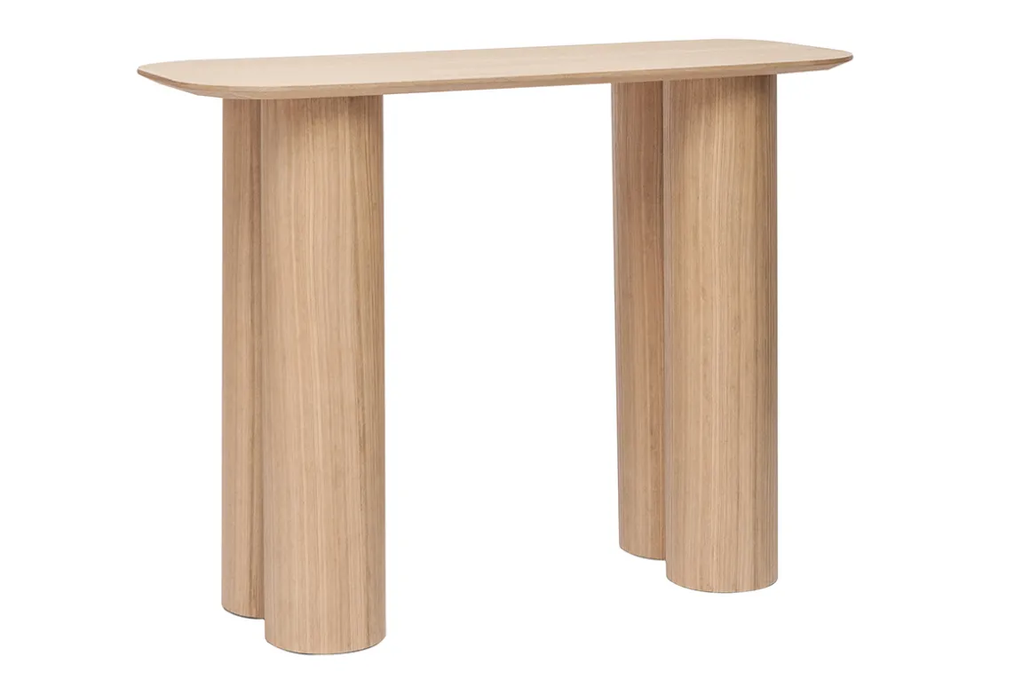 Miliboo Console-Console design en bois clair L100 cm FOLEEN