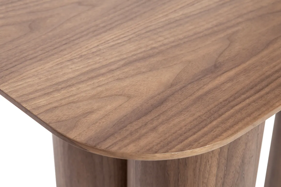 Miliboo Console-Console design en bois foncé L100 cm FOLEEN